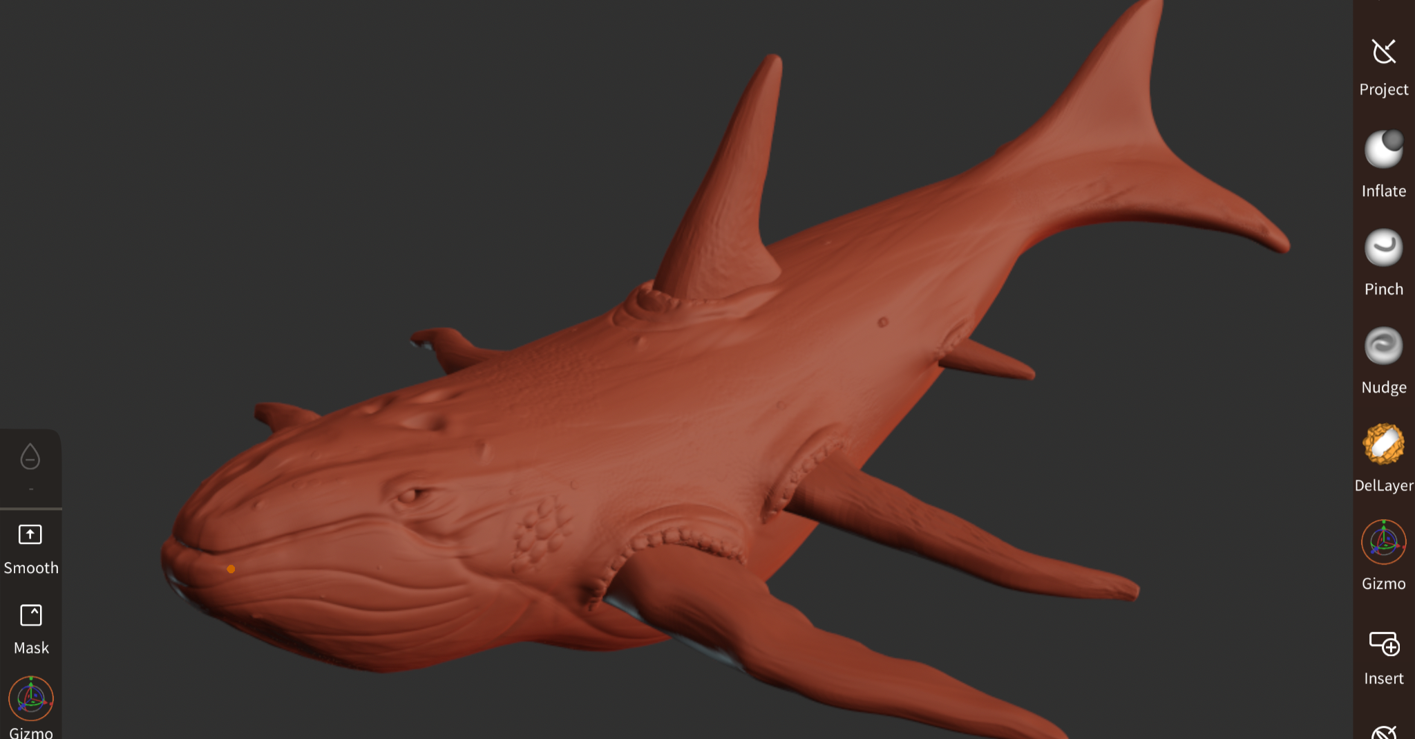 Screenshot of Work In Process