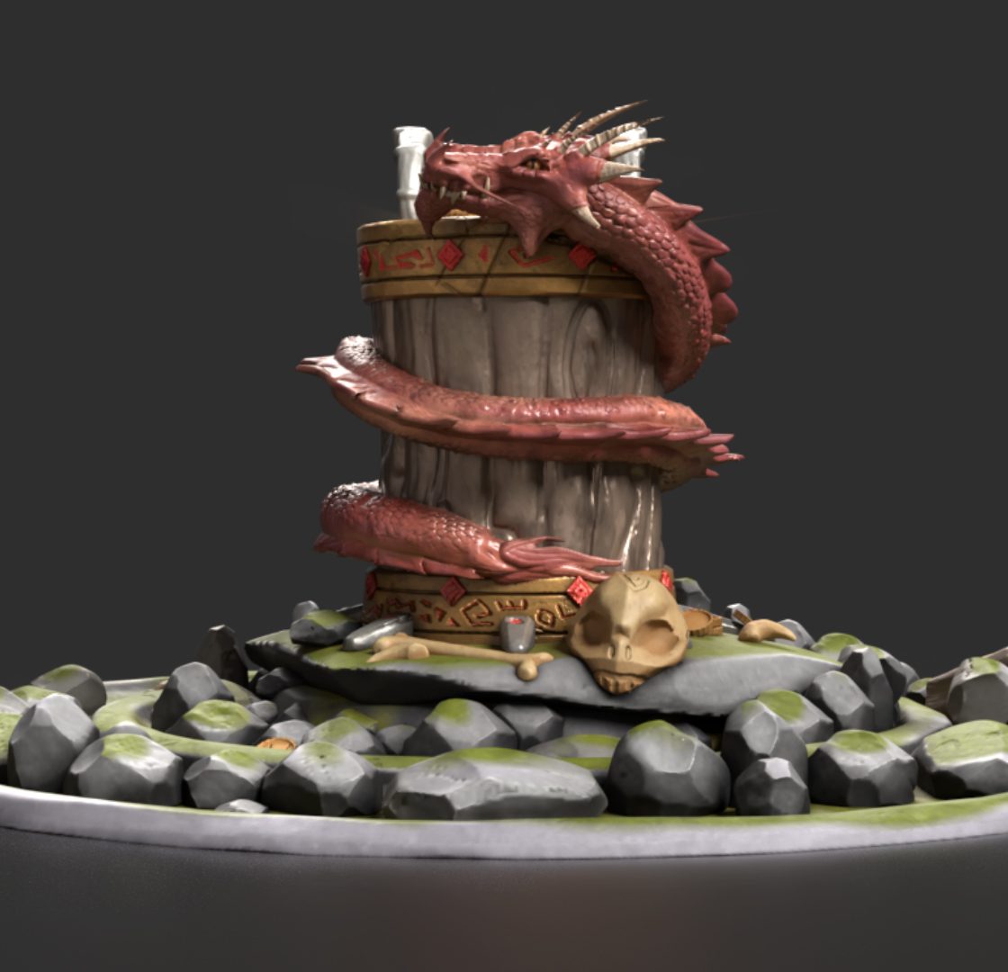 Dragon Bucket | Game Asset